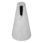 CR. PLASTIC CONE FLAT TOP PUSH-ON NUT CVR 33MM X 4"H Gray