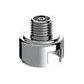 M30X3.5 Thread-On Gearshift Knob Chrome Mounting Adapter For Eaton Fuller Style 13/15/18 Speed - Vertical (Bul Light Slate Gray