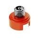 Thread-On Shift Knob Mounting Adapter For Eaton Fuller Style 13/15/18 Shifter - Cadmium Orange Beige