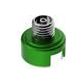 Thread-On Shift Knob Mounting Adapter For Eaton Fuller Style 13/15/18 Shifter - Emerald Green White Smoke