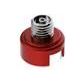 Thread-On Shift Knob Mounting Adapter For Eaton Fuller Style 13/15/18 Shifter - Candy Red White Smoke