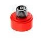 Thread-On Shift Knob Mounting Adapter For Eaton Fuller Style 9/10 Shifter - Cadmium Orange White Smoke