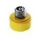 Thread-On Shift Knob Mounting Adapter For Eaton Fuller Style 9/10 Shifter - Electric Yellow Goldenrod