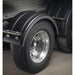 Dark Slate Gray hb-10001759 black lift axle fender Perfect fit for a 16.5” to 22.5” low profile single tire (up to 255 70R 22.5”) SINGLE AXLE FENDER