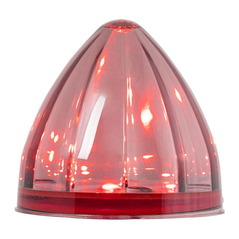 79556 2-1/2" RED/SMOKE WATERMELON LED LIGHT IN SMOKE LENS MARKER/CLEARANCE watermelon sealed led Rosy Brown