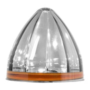 79557 2-1/2" WHITE/SMOKE WATERMELON LED LIGHT IN SMOKE LENS MARKER/CLEARANCE watermelon sealed led Gray