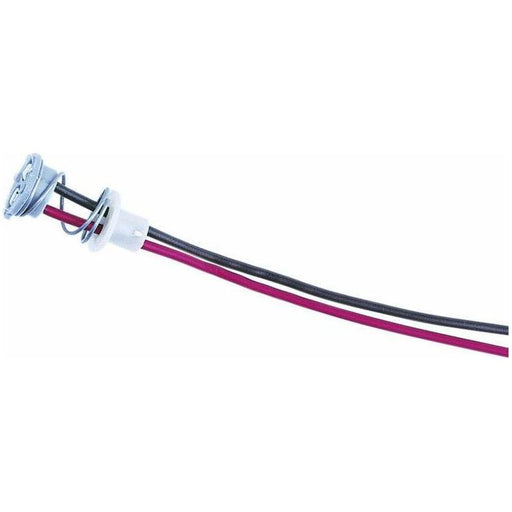 413-07 1157 Two wires with brass contacts, nylon washer, and plug with stainless steel spring. Lavender