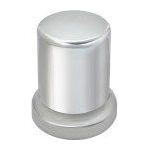 CR. PLASTIC TUBE SCREW-ON NUT CVR W/FLANGE 33MM X 3-3/8" Gray