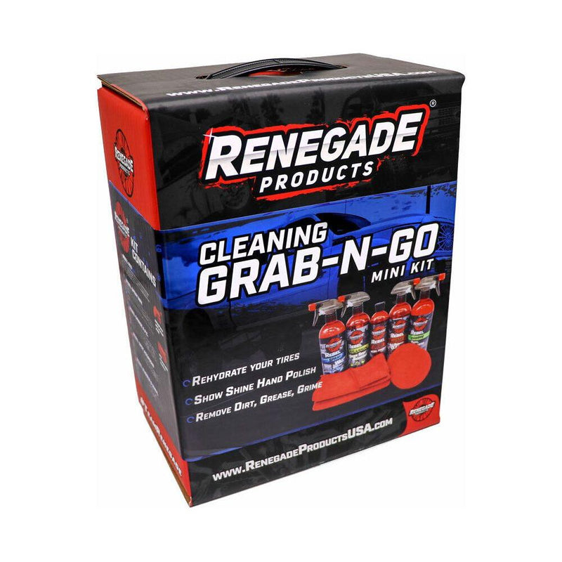 renegade polish grab and go kit semi car truck pickup cleaner shine wax metal RP-MINIKIT-GRABNGO POLISHING Dark Salmon