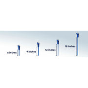 blue shifter extension 6" universal 1/2" thread car truck peterbilt new up-21924 UNIVERSAL Lavender