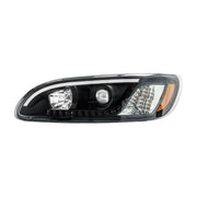 peterbilt 386/387 headlight w/white led accent light and turn signal LIGHTING Driver's Side,Passenger's Side Light Gray