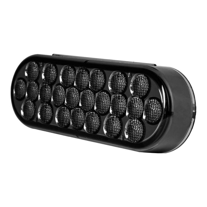 Dark Slate Gray smoked white led 6" oval pearl driving light tail reverse dot approved 78237bp