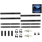 Single hump trux 76" black poly plastic 1 pair fenders mounting hardware #trx-spc19 SINGLE AXLE FENDER Dark Slate Gray