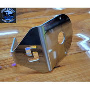 Shift watermelon turn signal brackets only, angled, w/logo stainless universal sold in pairs 2pc  #sp-172038 universal Dim Gray