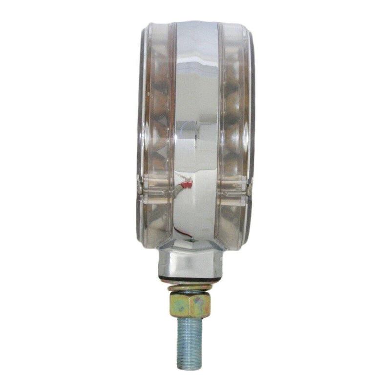 4" DOUBLE FACE PEARL LED PEDESTAL Popsicle LIGHT clear yellow/yellow turn signal 78362 LIGHTING Dark Gray