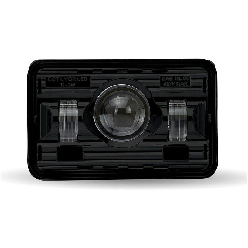 TLED-H73 4″ x 6″ LED Projector Headlight – Low Beam | 1300 Lumens 4"X6" HEADLIGHT Black
