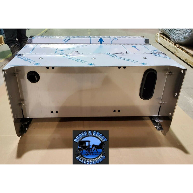 TP-1668 Trux Peterbilt 304 s.s. toolbox box replacement 359,379,389,589 passenger side PETERBILT Dark Gray