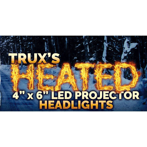 Sandy Brown TLED-H11 4″ x 6″ Heated LED Projector Headlight – High Beam | 2400 Lumens 4"X6" HEADLIGHT
