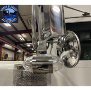 SS-1062 universal angled mirror brackets for stud mount lights Peterbilt Kenworth UNIVERSAL Dark Slate Gray