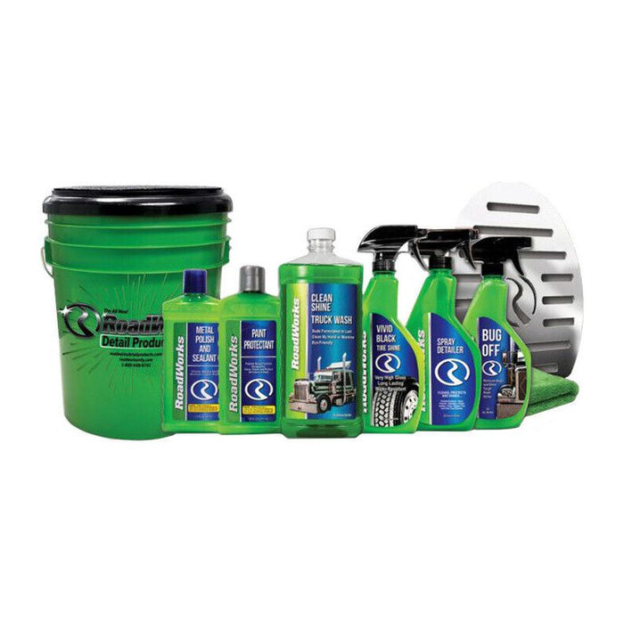 Sea Green ROADWORKS MASTER DETAIL PRODUCTS BUCKET KIT TRUCK WASH SEAT METAL Home & Garden:Household Supplies & Cleaning:Other Home Cleaning Supplies