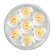 76541BP Pearl Series 2" LED Light, Amber/Clear UNIVERSAL Light Gray