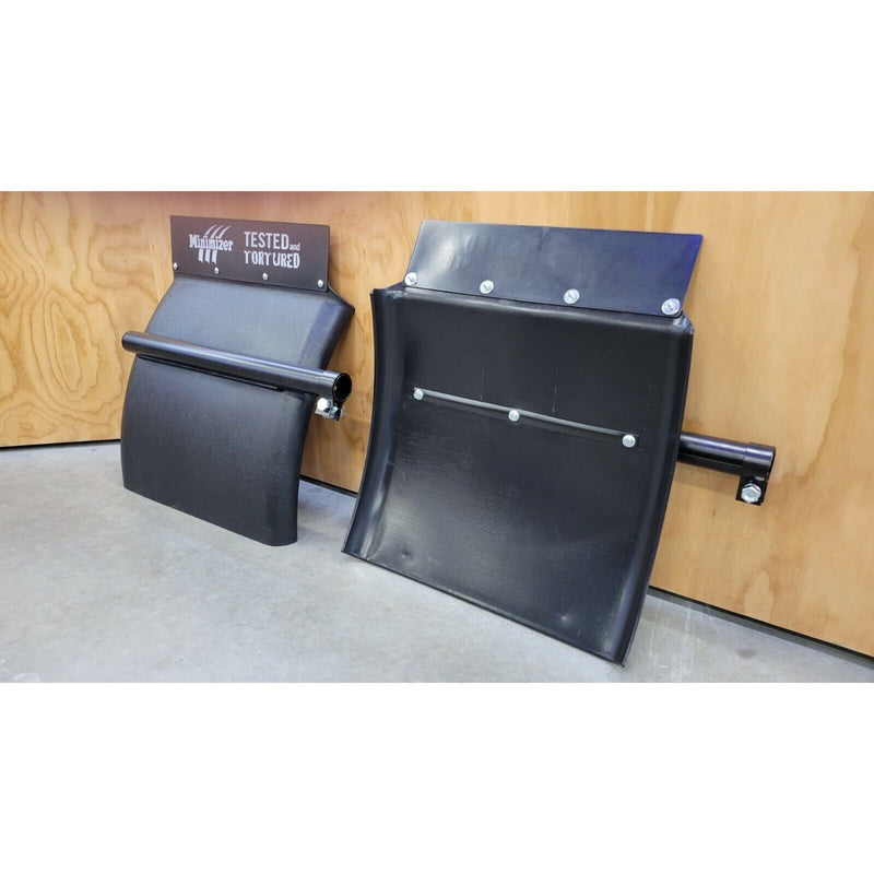 HB-10001567  MINIMIZER POLY BLACK QUARTER FENDER SET FOR STANDARD SIZED DUAL WHEEL MIN1400 QUARTER FENDER Rosy Brown