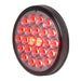 Maroon smoked red led 4" pearl stop turn tail universal mount dot approved new 78276bp 4" ROUND