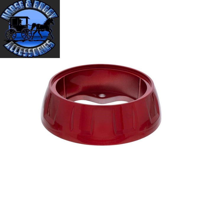 Brown Custom steering horn bezel painted aluminum, chrome, center horn button (Choose color) steering wheel red