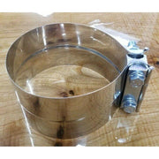 dp-50tq-500s 5" universal pre-formed Band Clamp Torctite Stainless Exhaust Step Lap Joint new EXHAUST Slate Gray