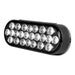 Light Gray smoked white led 6" oval pearl driving light tail reverse dot approved 78237bp