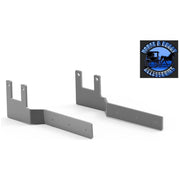 Shift blind mount front brackets for half fenders Peterbilt Low Airleaf (2005+) Kenworth AG400L fender bracket sp-174155 passenger,sp-174157 drivers Slate Gray