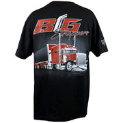 big strappers long haul series peterbilt pride n first class t-shirt black & red shirt small,medium,large,extra large,2xl,3xl Rosy Brown