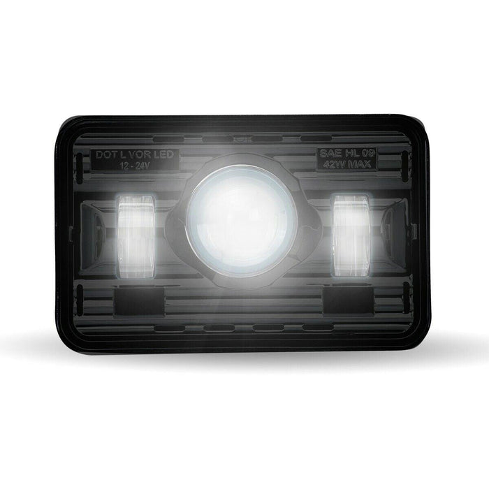 Light Gray TLED-H75 4″ x 6″ LED Projector Headlight – High Beam | 2400 Lumens 4"X6" HEADLIGHT