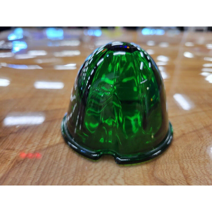 Rosy Brown green lens watermelon glass kit (1 wire 1156) incandescent flush mount 79754 watermelon glass lens