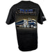 Black hoodless series cabover big strappers Peterbilt (pride n ride) t-shirt truck semi shirt extra large