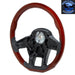 Dark Slate Gray up-88189 - [up-88036 pete] up-88191 18" Wood Steering Wheel For 2012-2021 Peterbilt 579 & 2013-2021 Kenworth kit steering