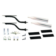 Trux fender kit with brackets mounting hardware 60" universal mount #TRX-SPC27 HALF FENDERS Black