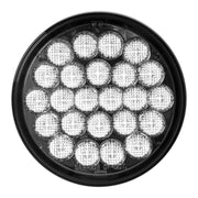 78277bp smoked white led 4" pearl driving light universal mount dot approved new 78277bp 4" ROUND Light Gray