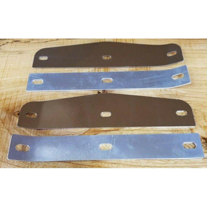 TK-1901 Kenworth w900l w900 front fender mud flap brackets stainless steel pair tk-1901 KENWORTH Dark Gray