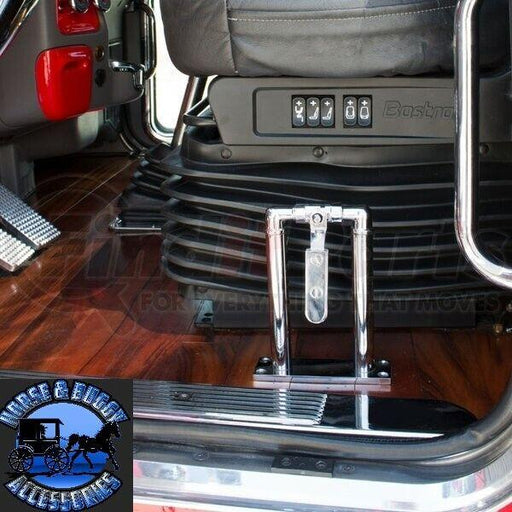 Dark Slate Gray air horn valve lever chrome floor mount stand 9" universal truck semi new up-46111 UNIVERSAL