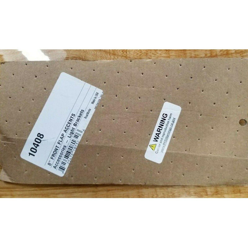 8" stainless steel mudflap weights pair weight accent front rear universal #10408 MUD FLAP WEIGHTS Dim Gray