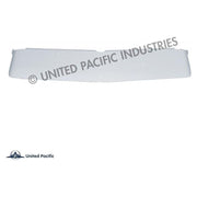 Kenworth 12" Stainless Steel Drop Visor Curved Windshield '96-2020 sun visor #28002 visor Light Gray