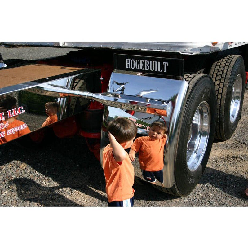 H-M127 hogebuilt m1 27" 430 stainless steel quarter fender kit pair #m127 QUARTER FENDER Black