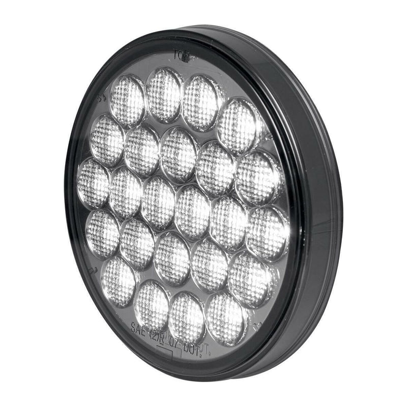 78277bp smoked white led 4" pearl driving light universal mount dot approved new 78277bp 4" ROUND Dark Slate Gray