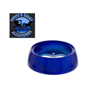 Custom steering horn bezel painted aluminum, chrome, center horn button (Choose color) steering wheel red,white,blue,green,orange,silver,yellow,chrome,horn button Midnight Blue