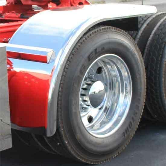 Hogebuilt 72" Half Fender Stainless Steel Pair #ba505htT HALF FENDERS Dark Slate Gray