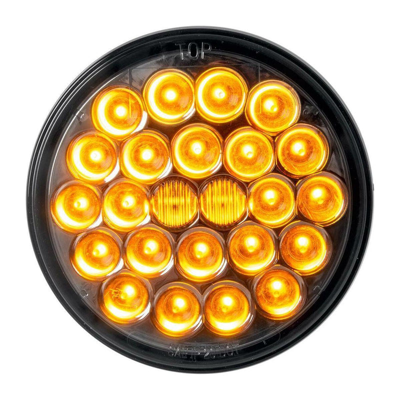 78275bp smoked led 4" pearl stop turn tail universal mount dot approved new 78275bp 4" ROUND Dark Slate Gray