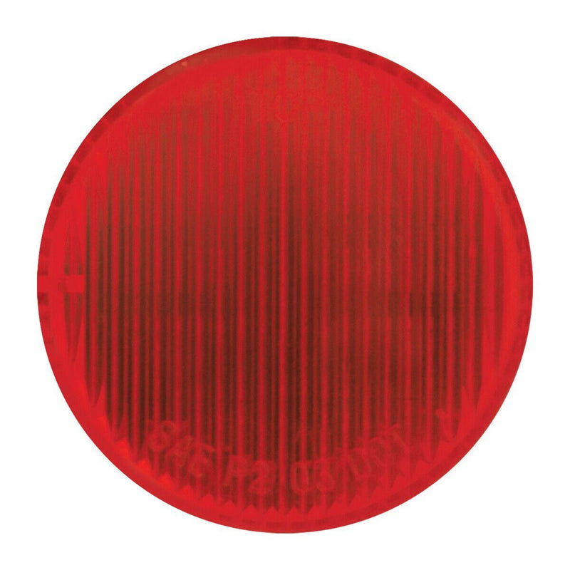 2" ROUND FLEET LED MARKER LIGHT universal grommet mount 2 PRONG (Choose Color) UNIVERSAL LED LIGHTING Amber/Amber,Red/Red,amber/ clear lens,red /clear lens Firebrick