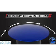 Aero Full-Moon Rear Axle Cover Kit matte black universal united pacific up-10344 AXLE COVER Black