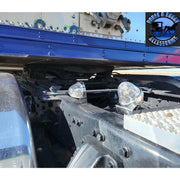 Rollin Low straight watermelon frame bracket clamp universal mount ss-1015 universal Dim Gray